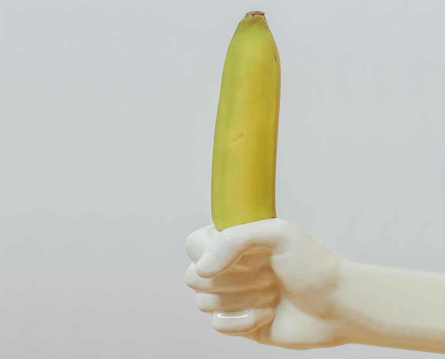 банана симболизује увећани пенис
